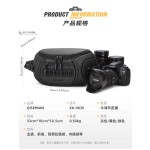 防水单肩男胸包拍立得相机包时尚单肩摄影包微单富士牛津布收纳包